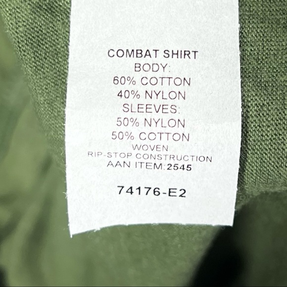 Tru-Spec Men's Woodland/Olive Drab 1/4 Zip TRU 50/50 Combat Shirt XL Reg 1070 - Picture 8 of 8